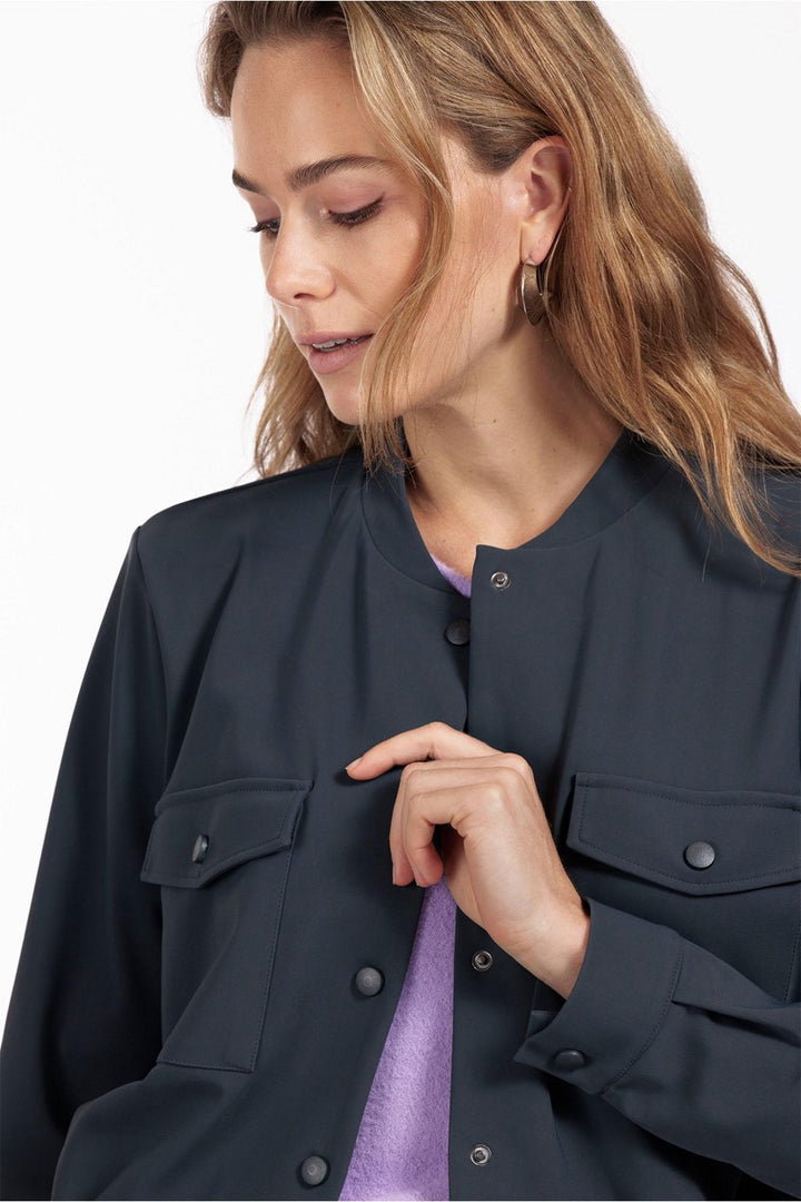 Benja Bonded Jacket - Antraciet