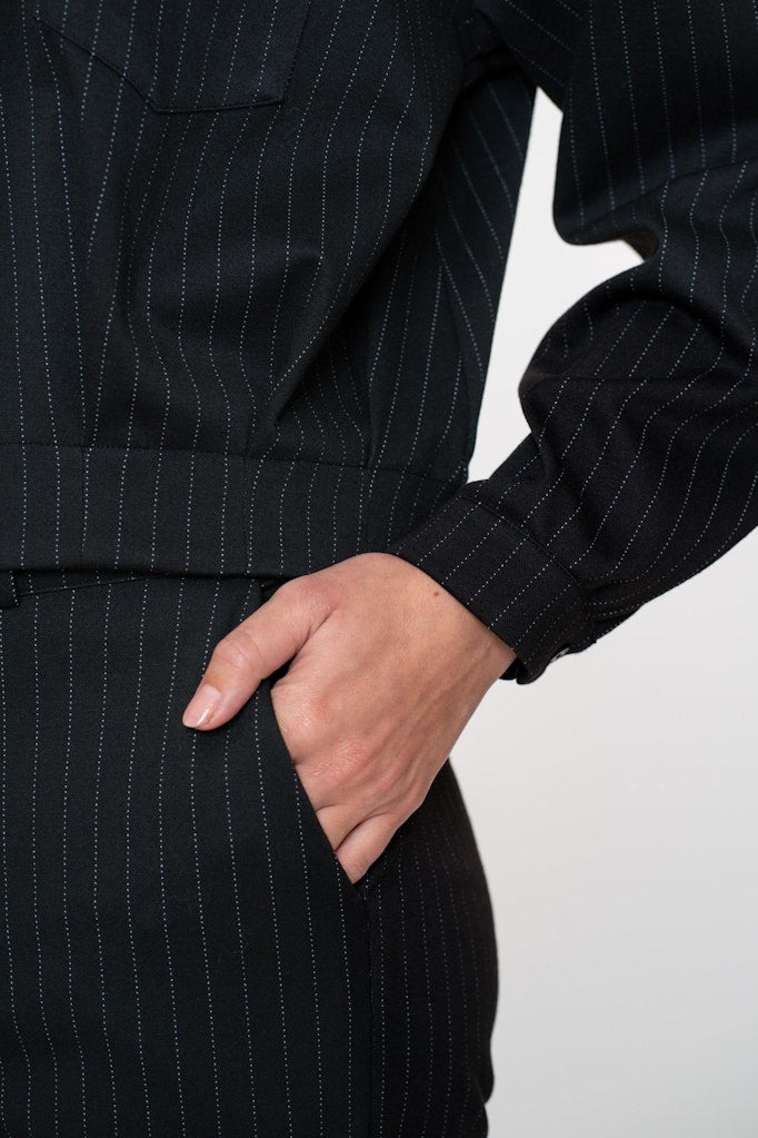 Jacket Stripes - Zwart Dessin