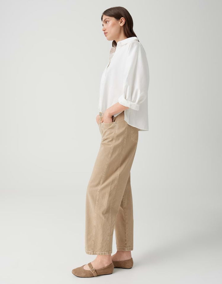 Opus Lissie Bolde 1060709128248 jeans loose fit zand - L28