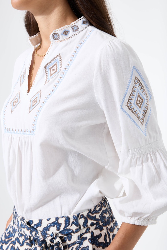 Blouse L/s - Off-white