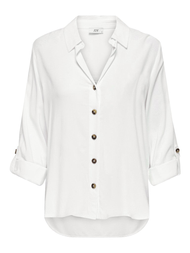 Jdylaurel Life L/s Shirt Wvn Dia - Wit