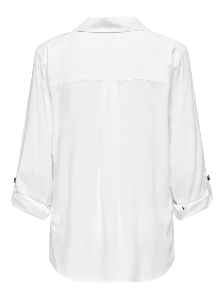 Jdylaurel Life L/s Shirt Wvn Dia - Wit