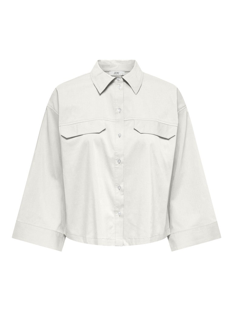Jdymio 7/8 Boxy Shirt Wvn - Wit