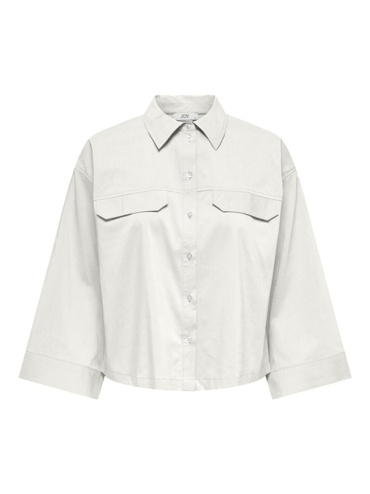 Jdymio 7/8 Boxy Shirt Wvn - Wit