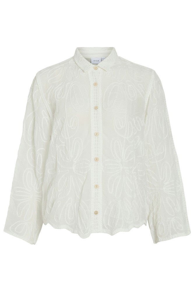 Violiana Ls Shirt - Wit
