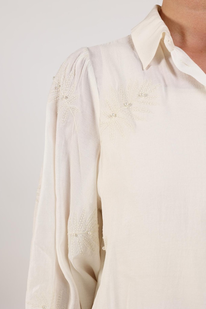 Milanova Blouse Pearl - Ecru