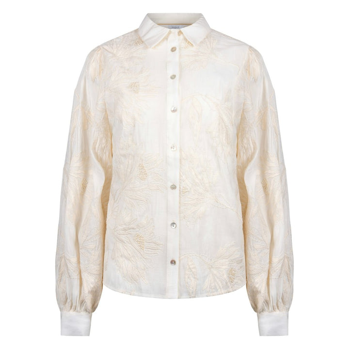 Avy Blouse Embroidery - Ecru