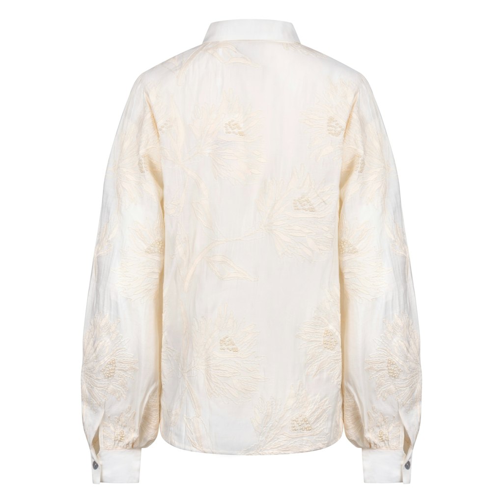 Avy Blouse Embroidery - Ecru