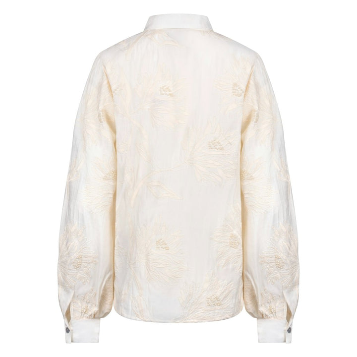 Avy Blouse Embroidery - Ecru