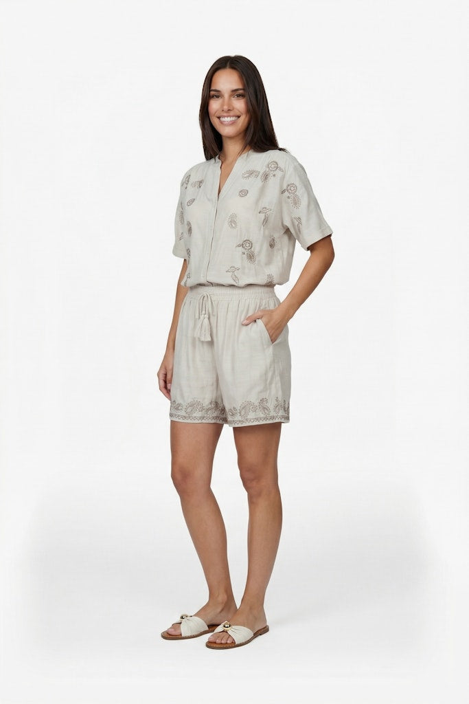 Ottilia Blouse - Beige