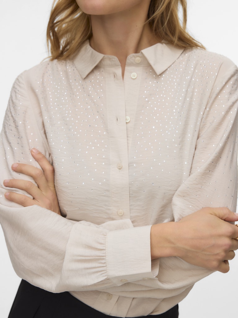 Vmherdis Ls Shirt Wvn Btq Ga - Kit