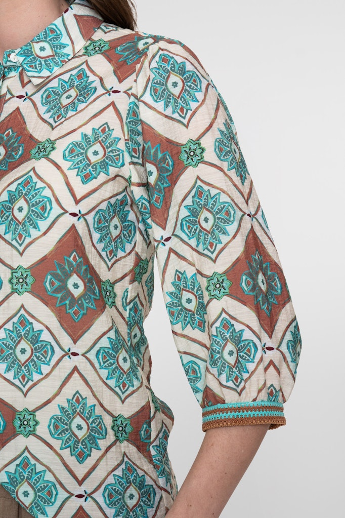 Blouse - Ecru Dessin