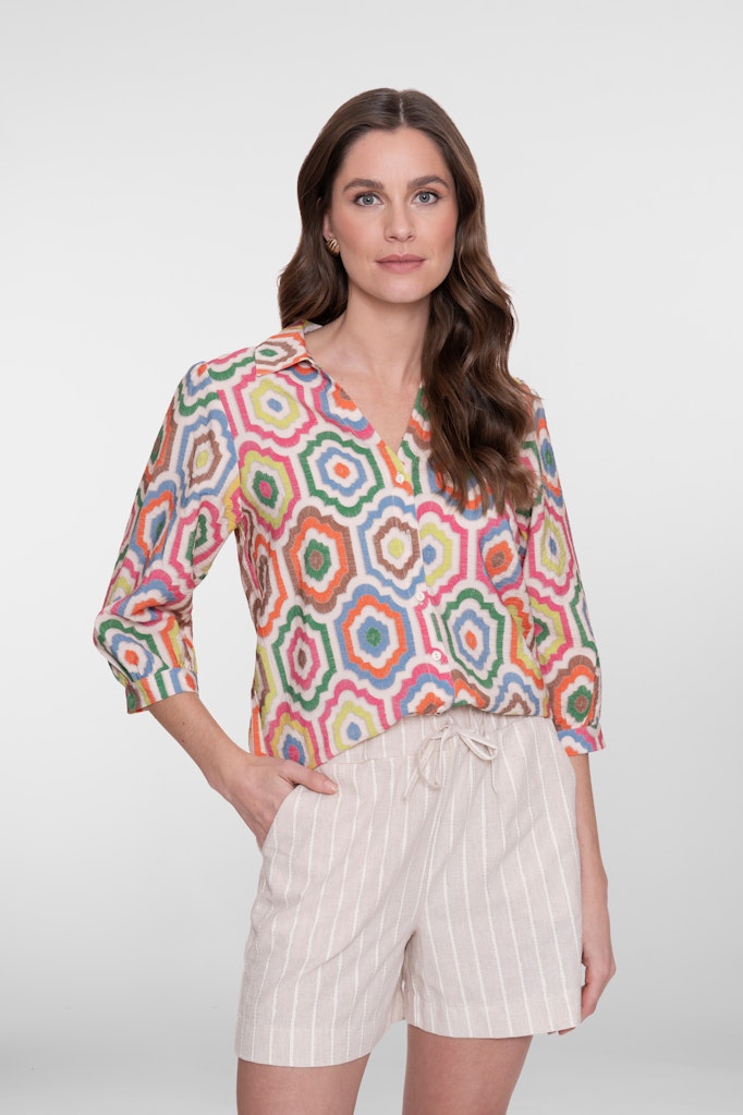 Blouse - Ecru Dessin