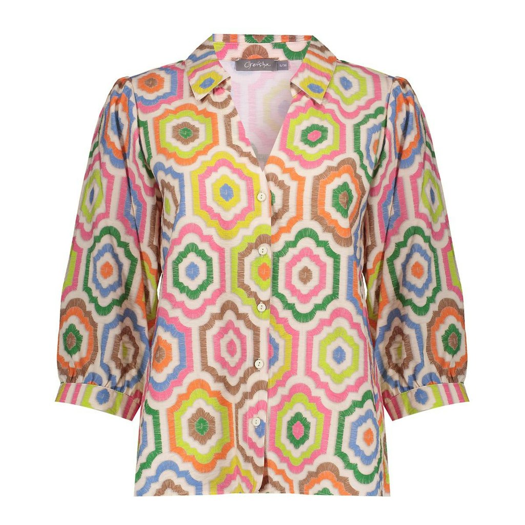 Blouse - Ecru Dessin