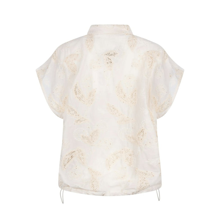 Leonora Blouse - Ecru Dessin