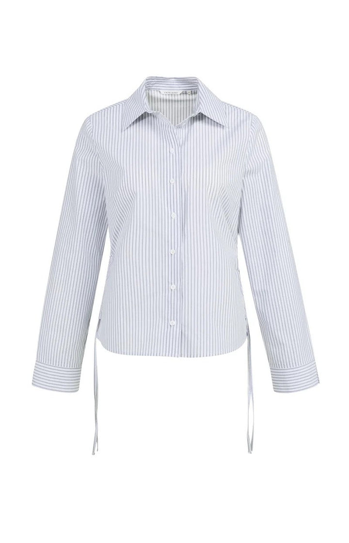 Blouse Met Koordjes - Wit Dessin