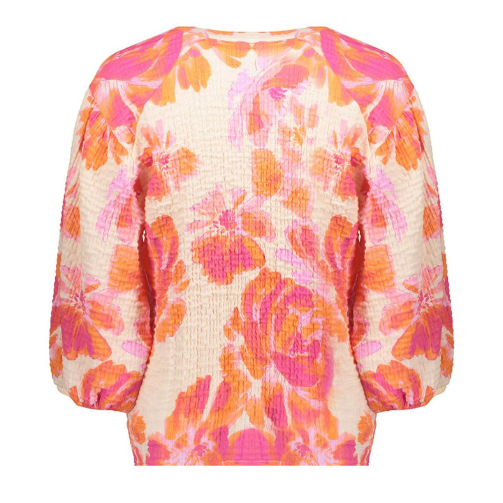 Blouse - Oranje Dessin