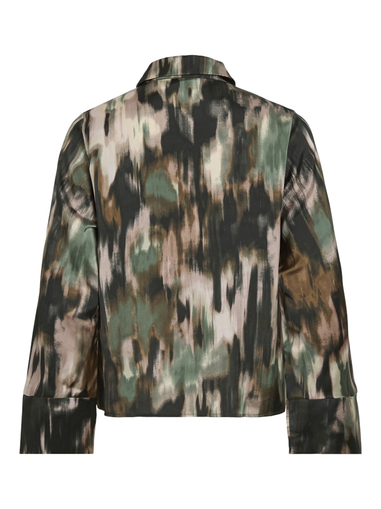 Vimallo L/s Shirt #8 - Groen Dessin