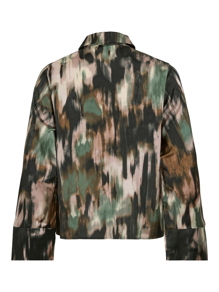 Vimallo L/s Shirt #8 - Groen Dessin