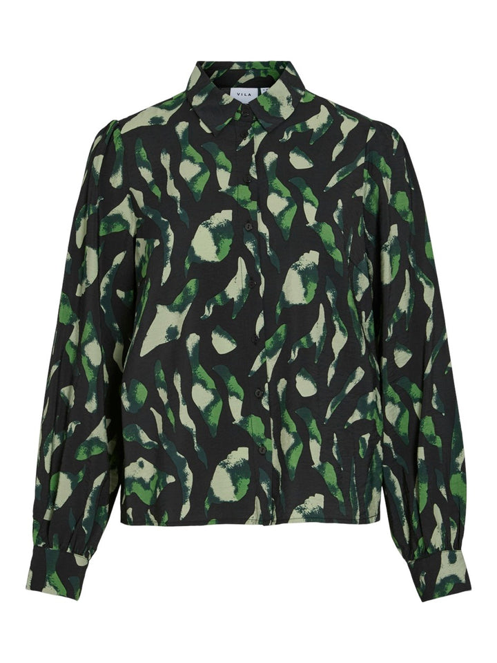 Vidogma Ema L/s Shirt/pr - Groen Dessin