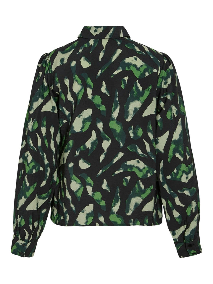 Vidogma Ema L/s Shirt/pr - Groen Dessin