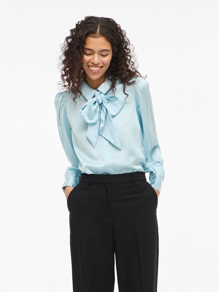 Vilucha L/s Shirt/bfs - Lichtblauw