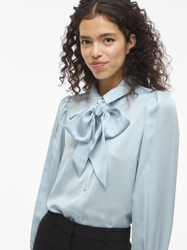 Vilucha L/s Shirt/bfs - Lichtblauw