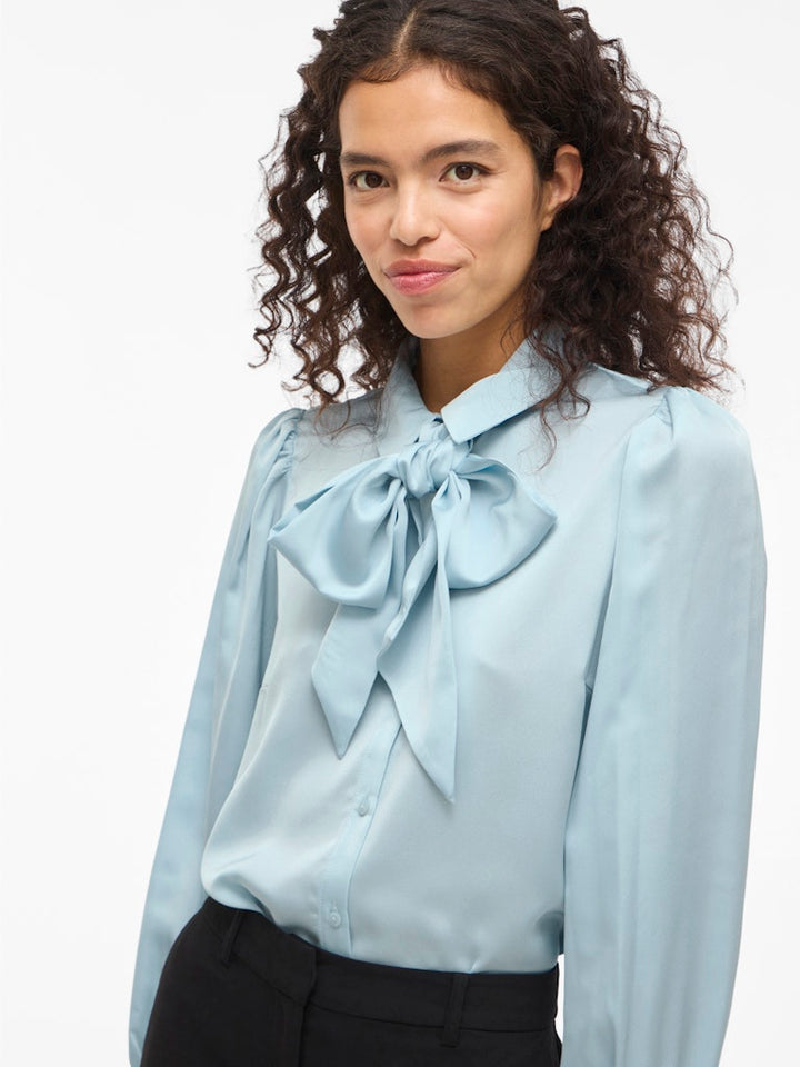 Vilucha L/s Shirt/bfs - Lichtblauw