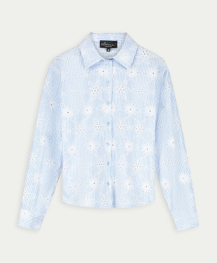 Blouse Fallon - Lichtblauw