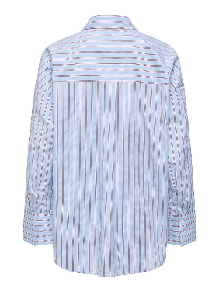 Onloregon Alva Ls Reg Shirt Noos Wvn - Lichtblauw