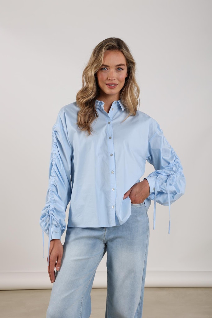 Rosa Blouse - Lichtblauw