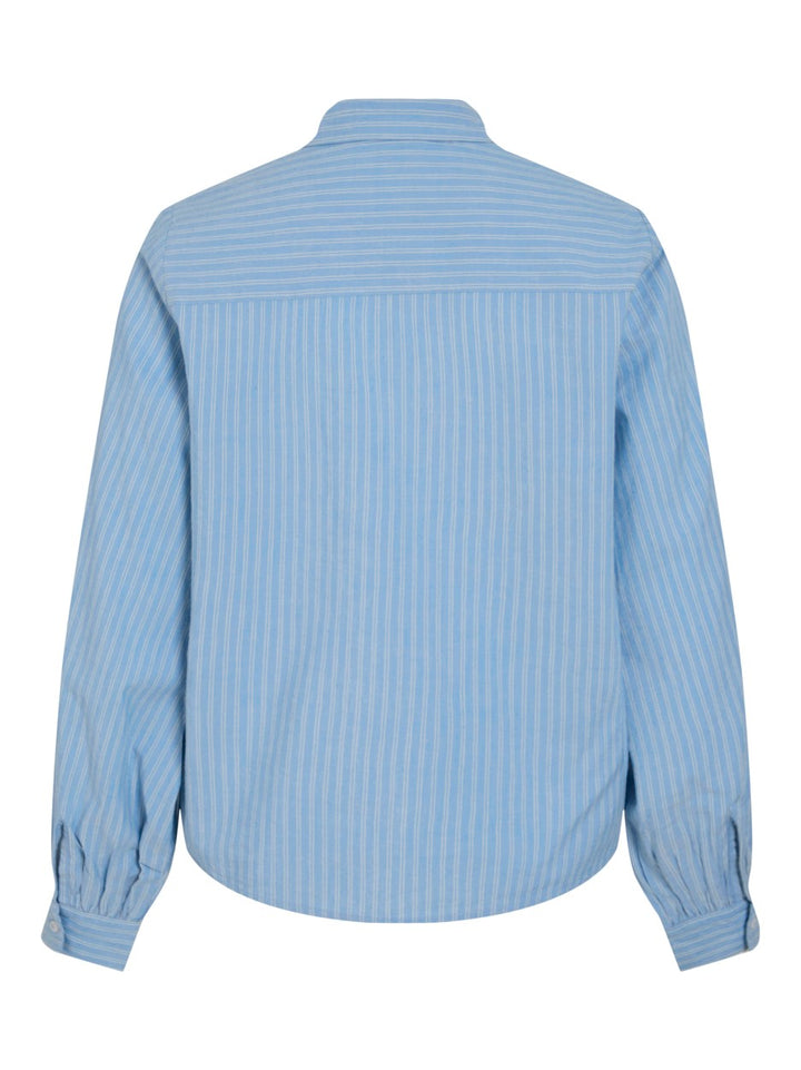 Vicaspiana L/s Shirt - Blauw Dessin