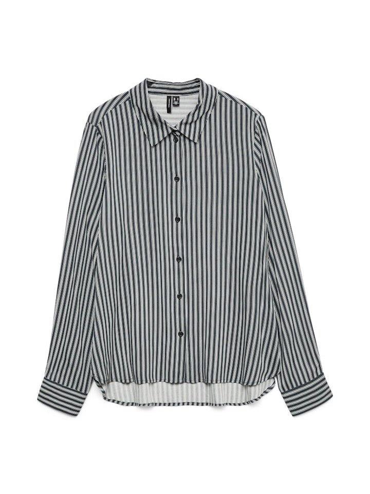Vmbumpy L/s Basic Shirt Wvn Ga Noos - Blauw Dessin