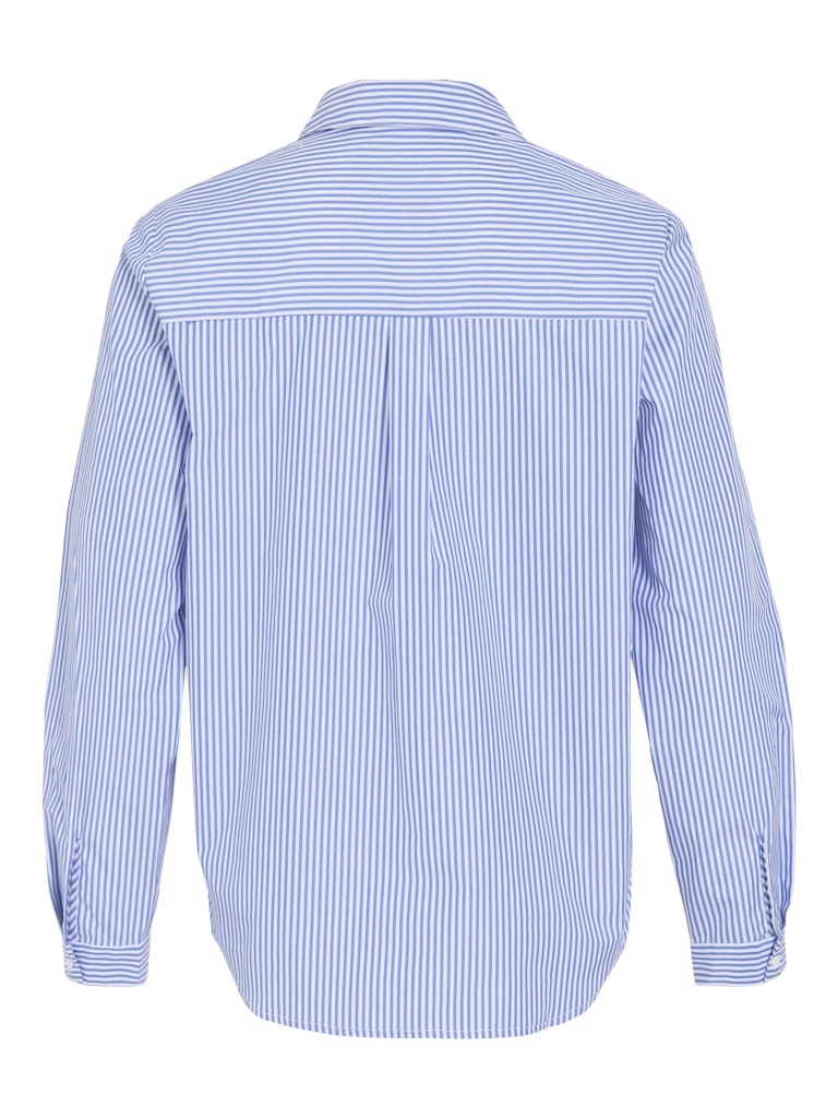 Vidoja Ls Striped Tape Shirt - Blauw Dessin