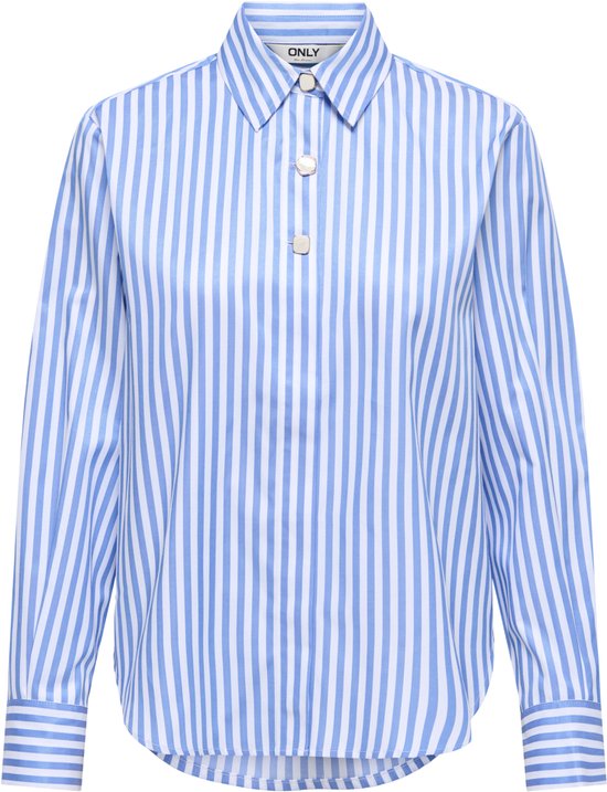 Onllyra Oregon L/s Shirt Wvn - Blauw Dessin