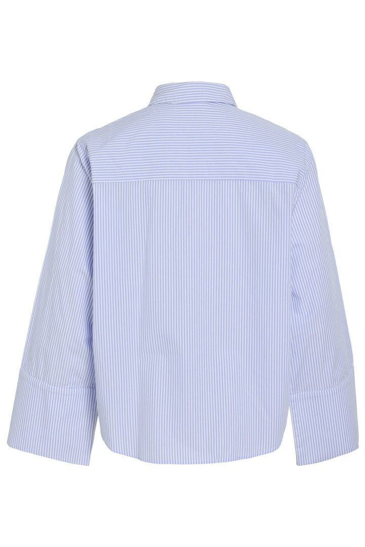 Vipilina L/s Striped Shirt/rc - Blauw Dessin