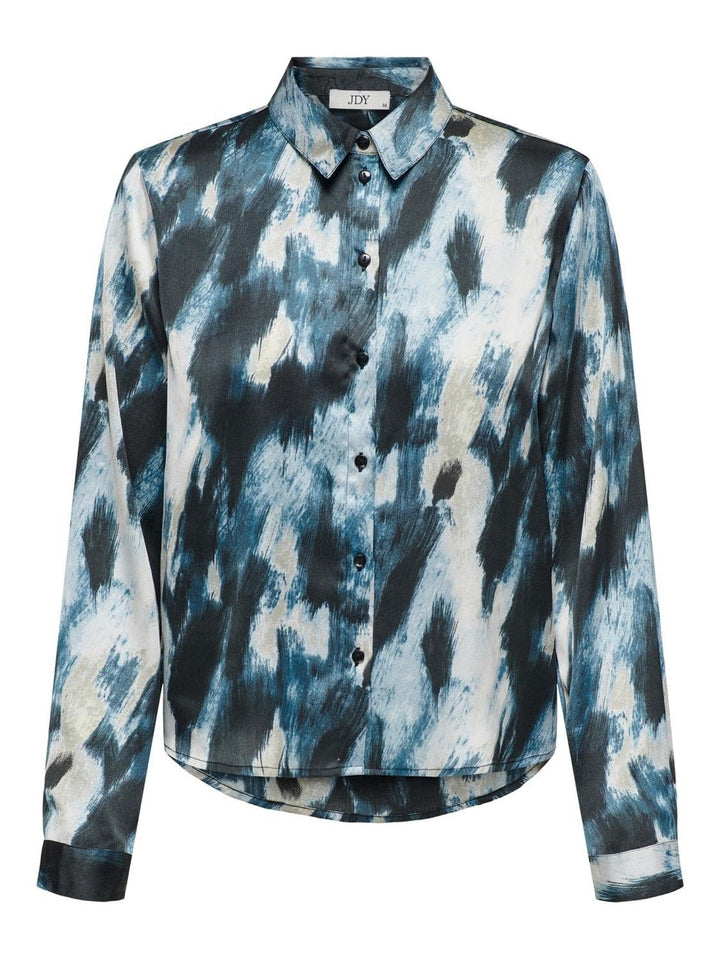 Jdyfifi L/s Shirt Wvn Noos - Blauw Dessin