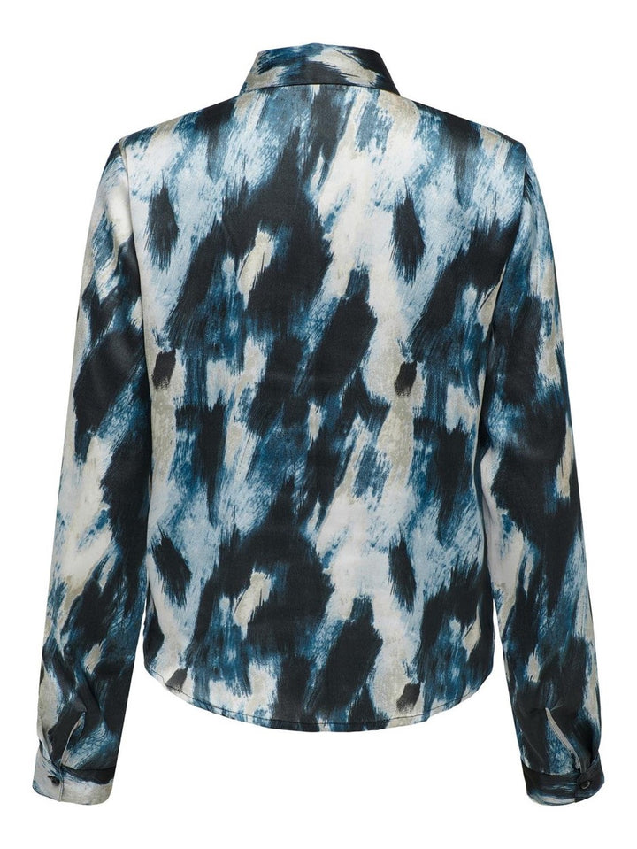 Jdyfifi L/s Shirt Wvn Noos - Blauw Dessin