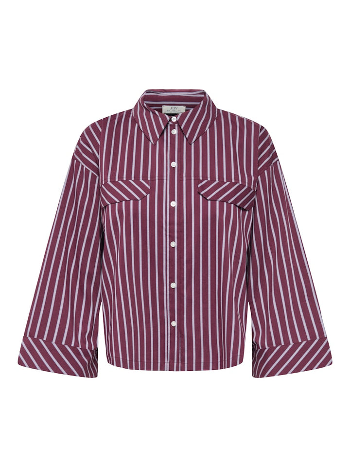 Jdymio 7/8 Boxy Shirt Wvn - Paars Dessin