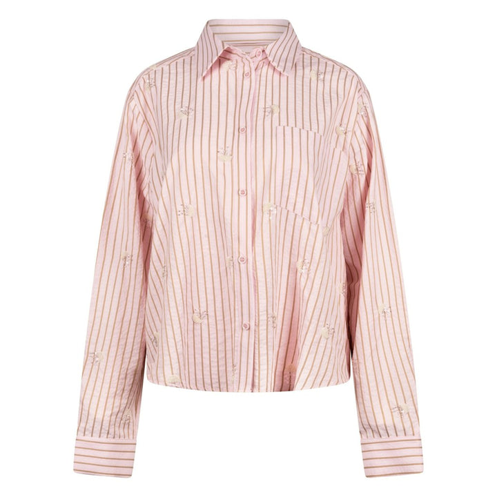 Nowi Blouse Stripe - Roze