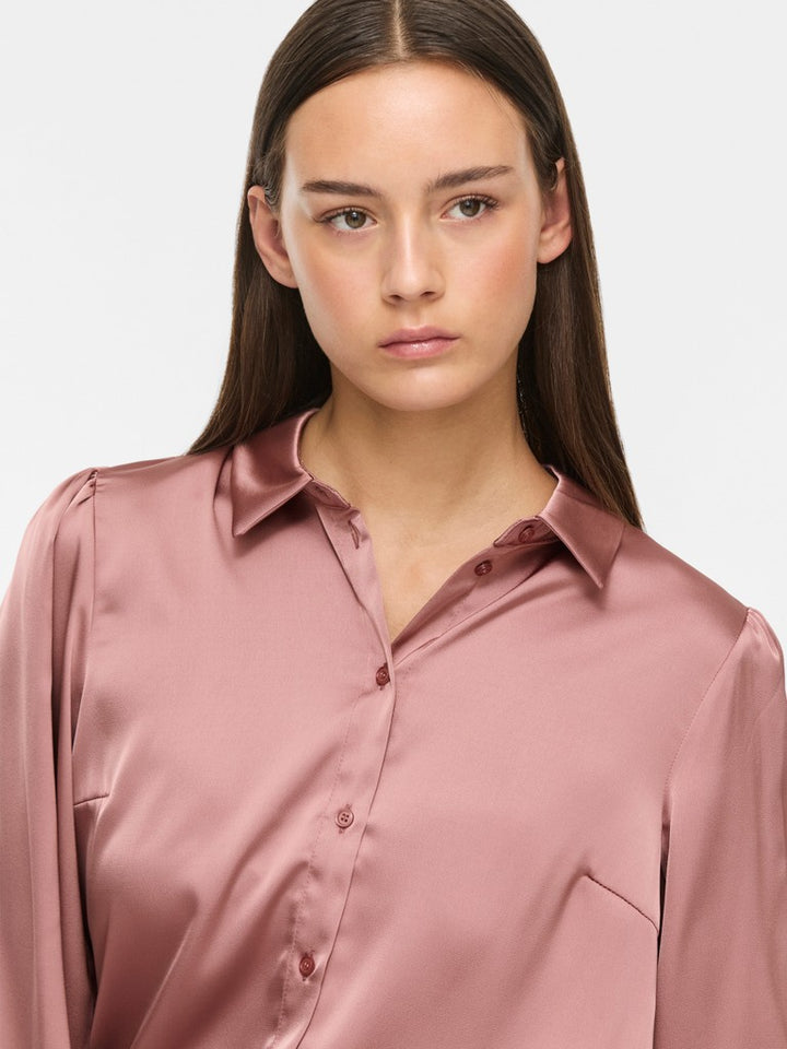 Vienna Ravenna L/s Balloon Shirt - Noos - Roze