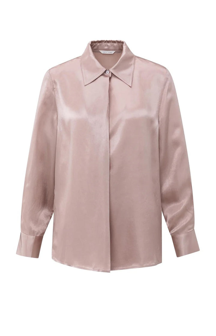 Satin Blouse - Oud Roze