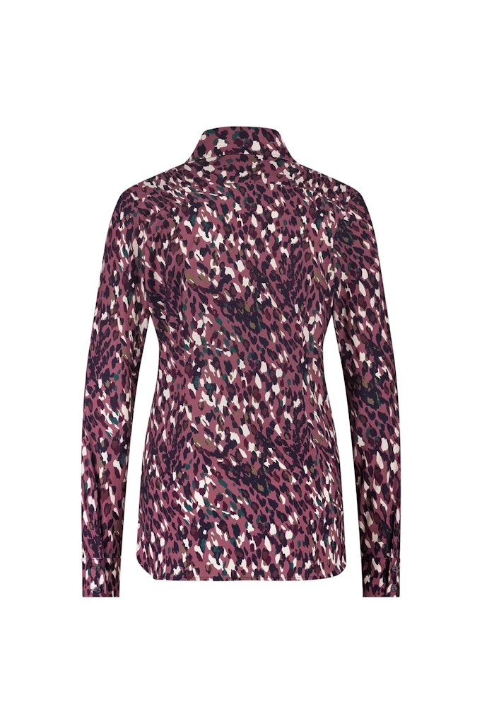 Poppy Leopard Blouse - Roze Dessin
