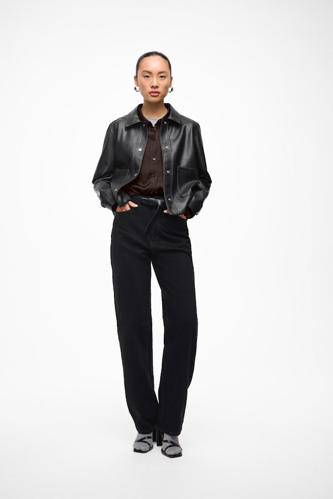 Vienna Ravenna L/s Balloon Shirt - Noos - Bruin