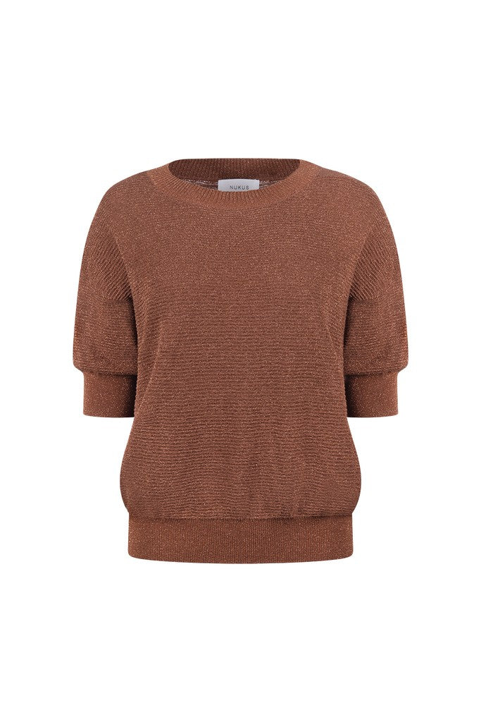 Kinty Top Lurex - Bruin