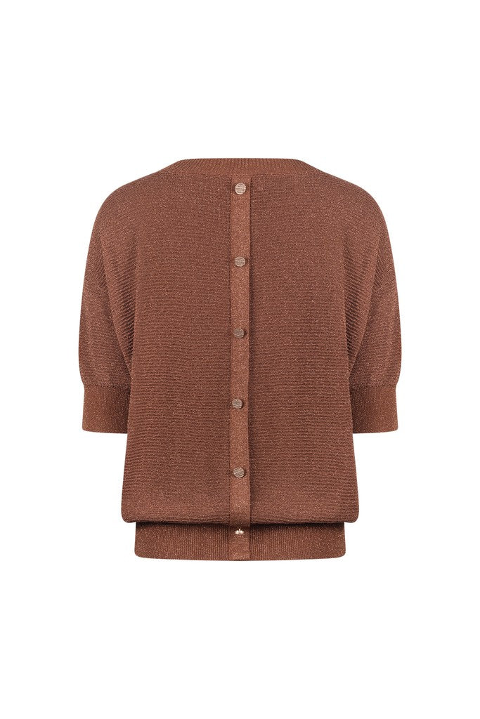 Kinty Top Lurex - Bruin