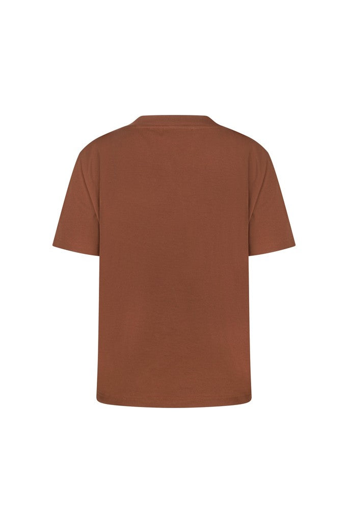 Luna Shirt Nk - Bruin