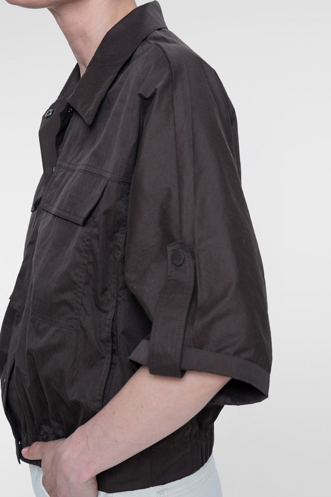 Blouse L/s - Bruin