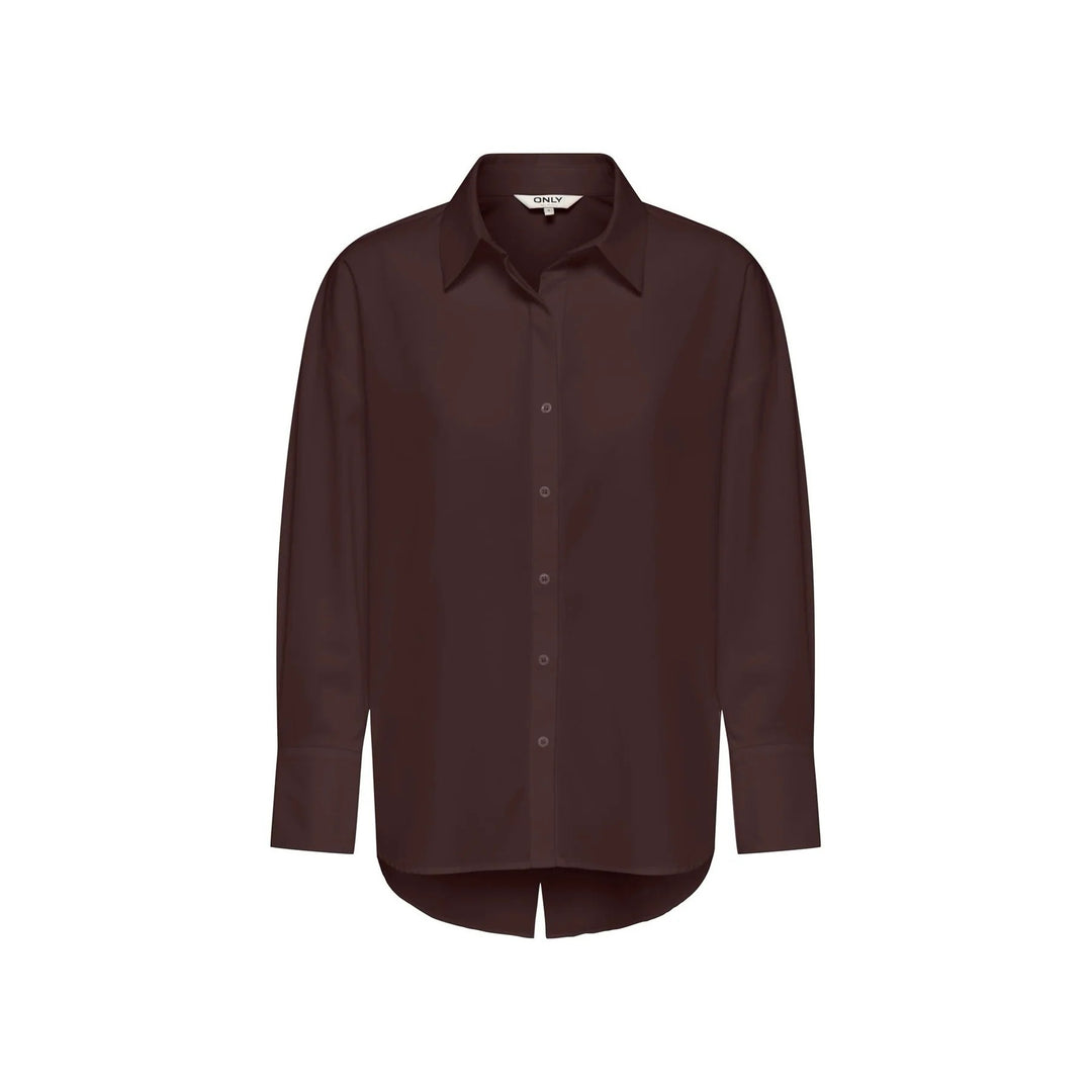Onloregon Alva Ls Back Btn Shirt Wvn - Bruin