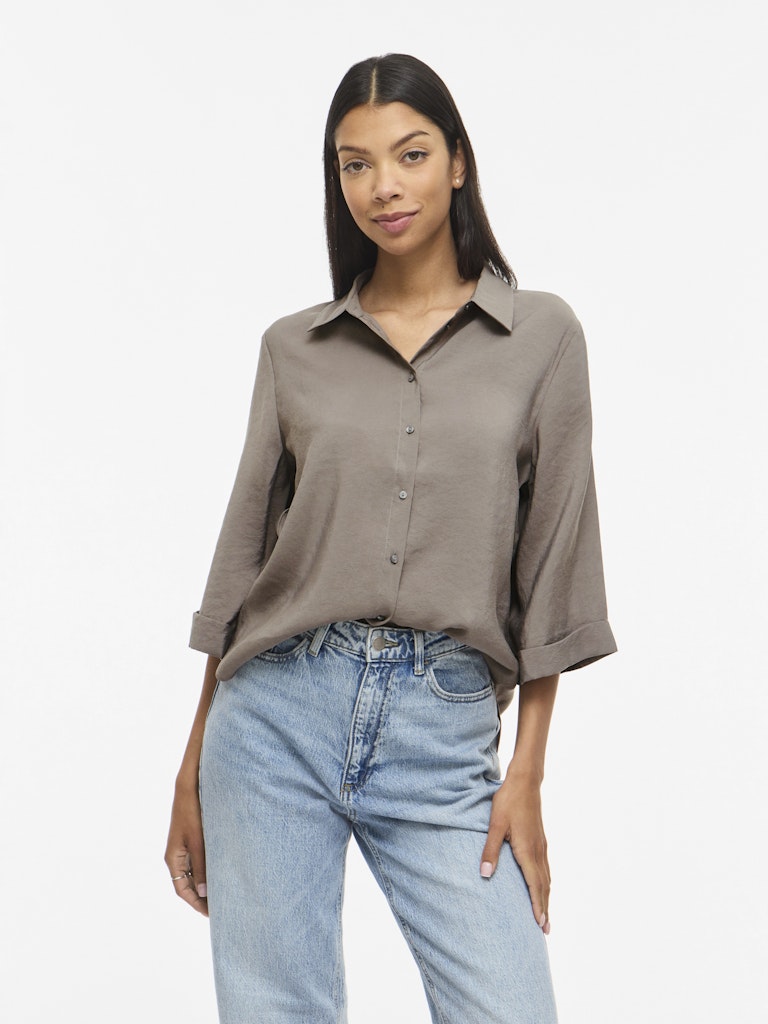 Vihula 3/4 Shirt - Noos - Taupe